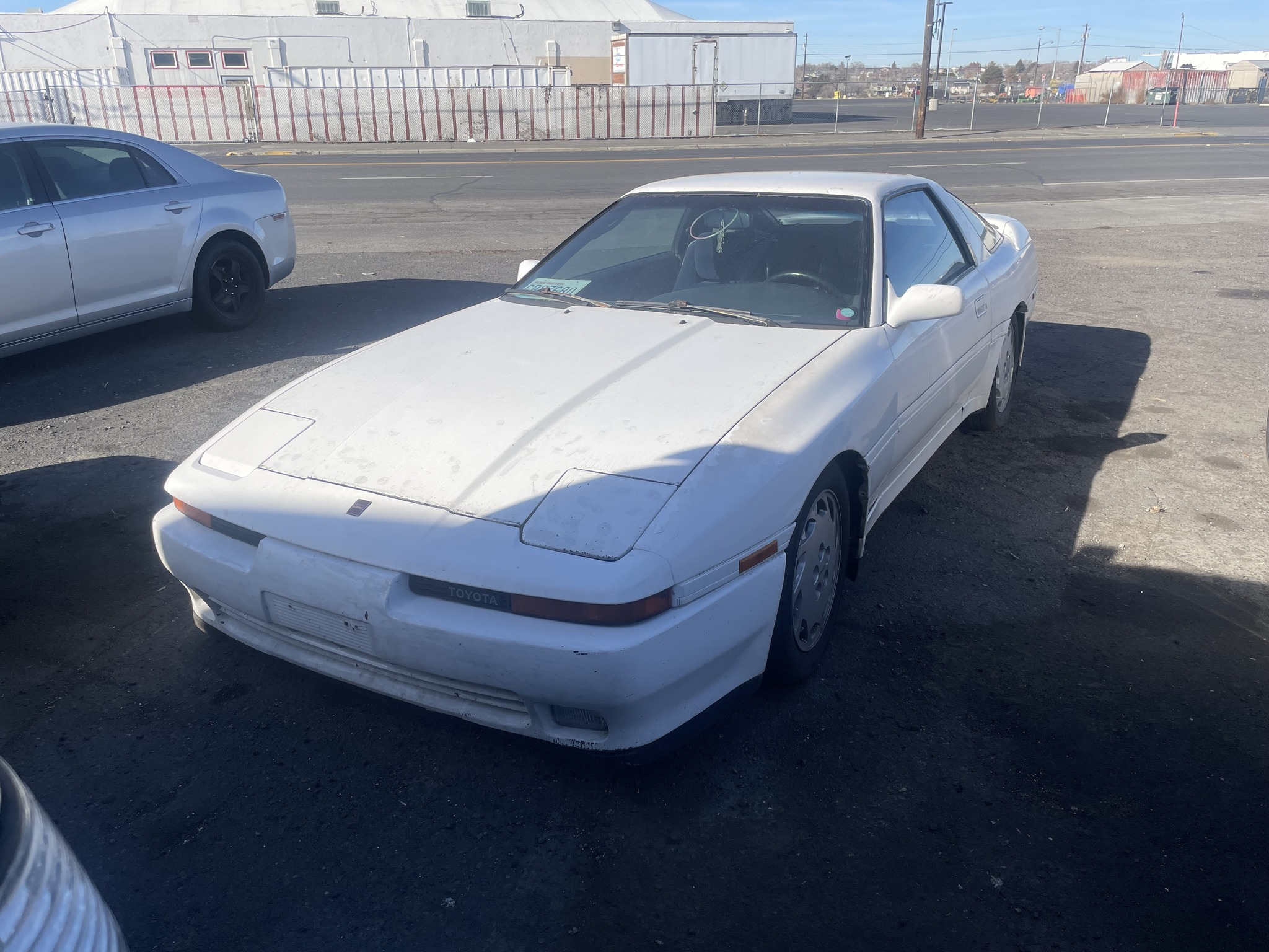 Toyota Supra in the lot