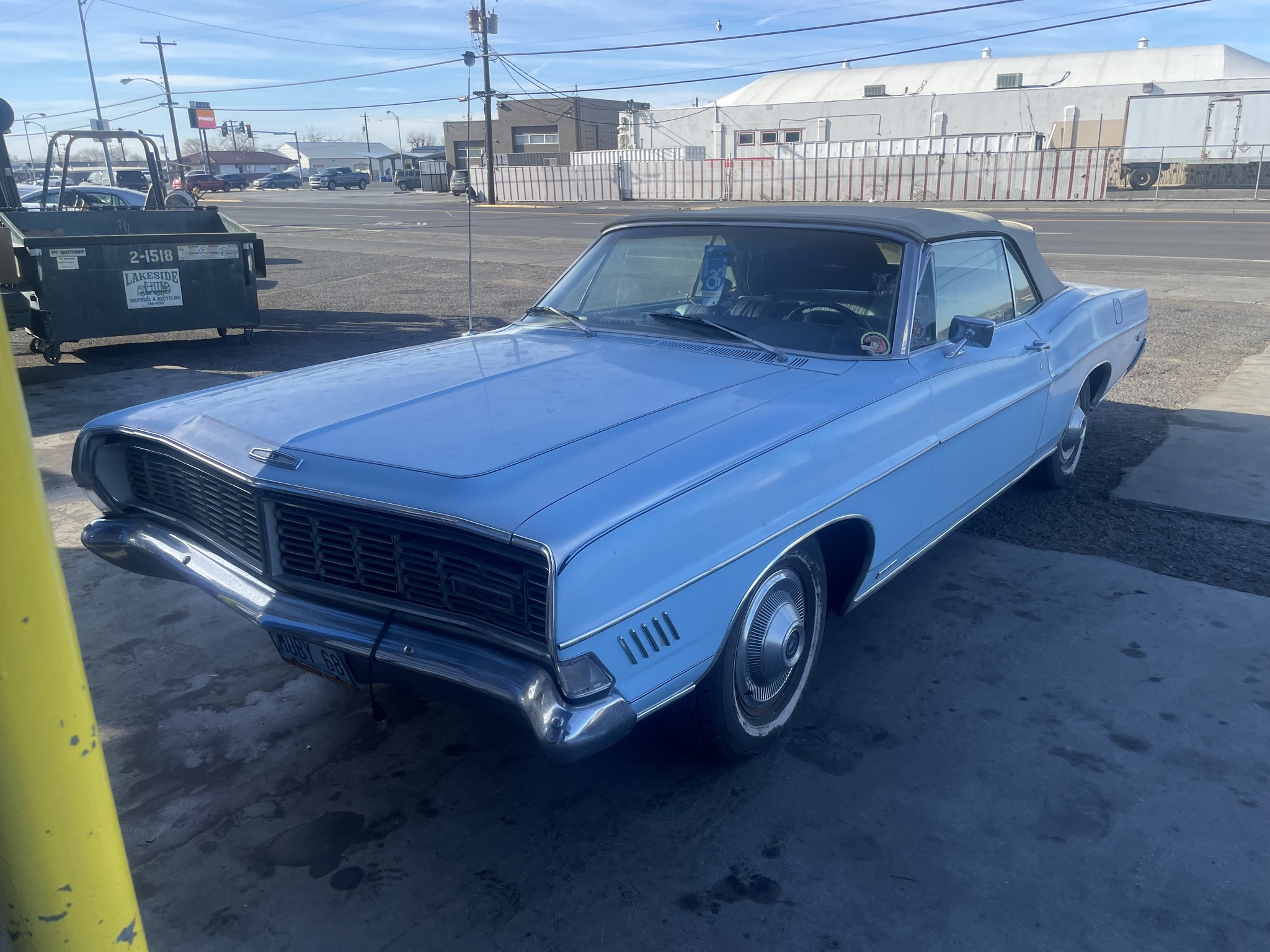 Classic Ford Galaxie convertible