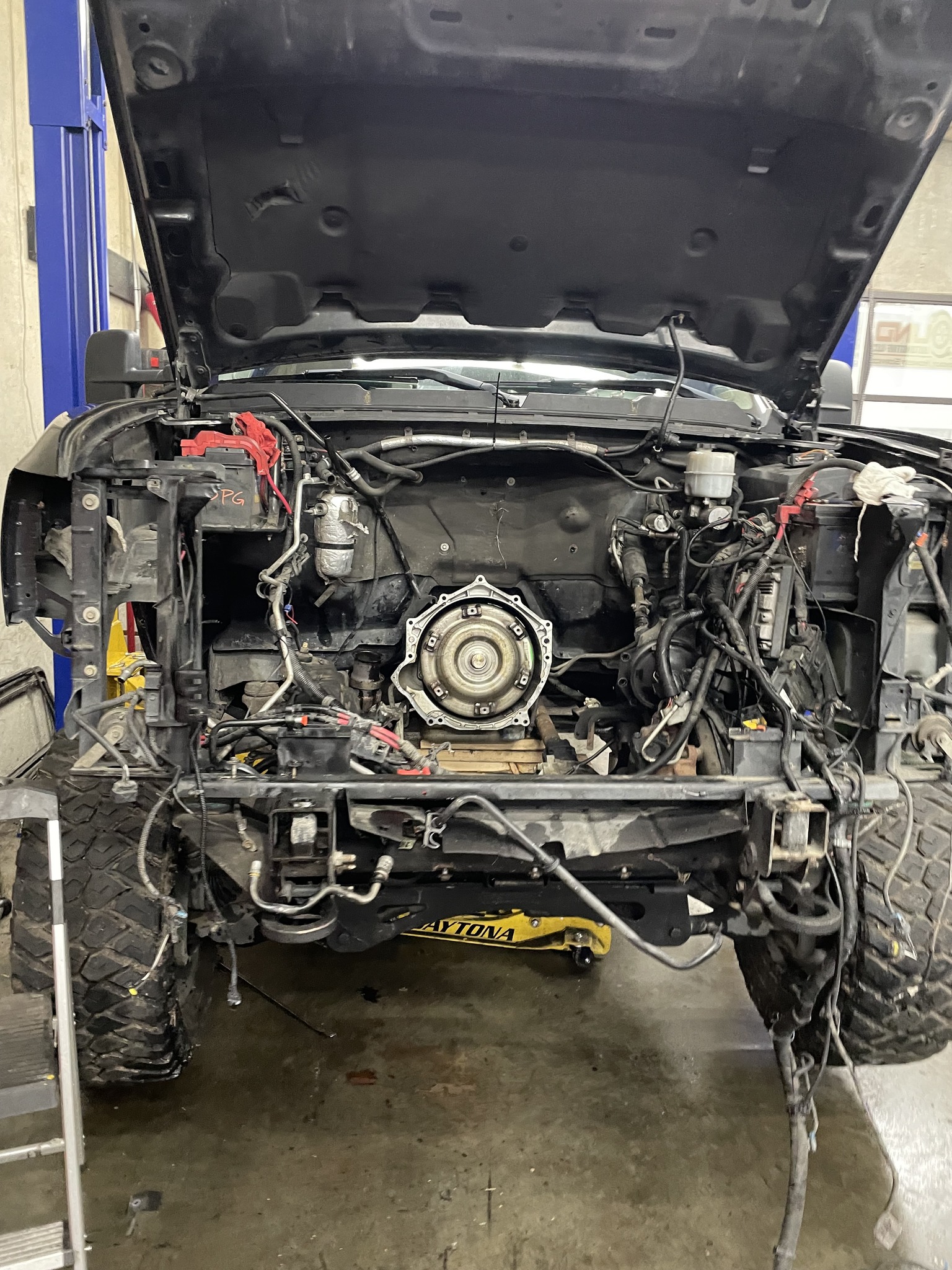Engine bay teardown